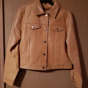 James and John Italy vintage leather jacket